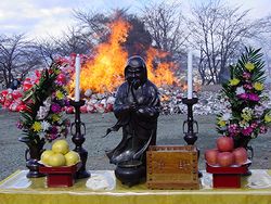 お焚き上げ風物詩